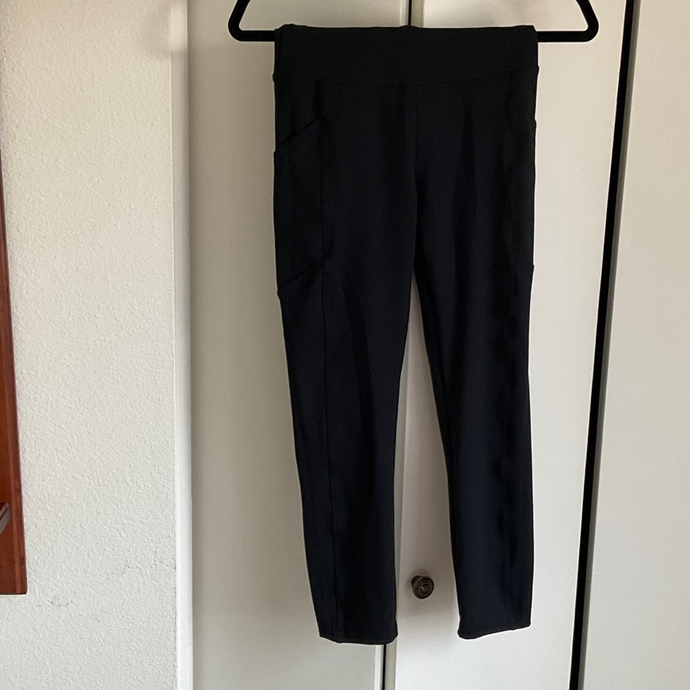 Balance Collection High waisted Black Workout Tights, Sz M